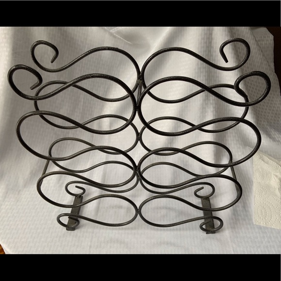 Geometric wine rack for 10 bottles - Picture 2 of 3